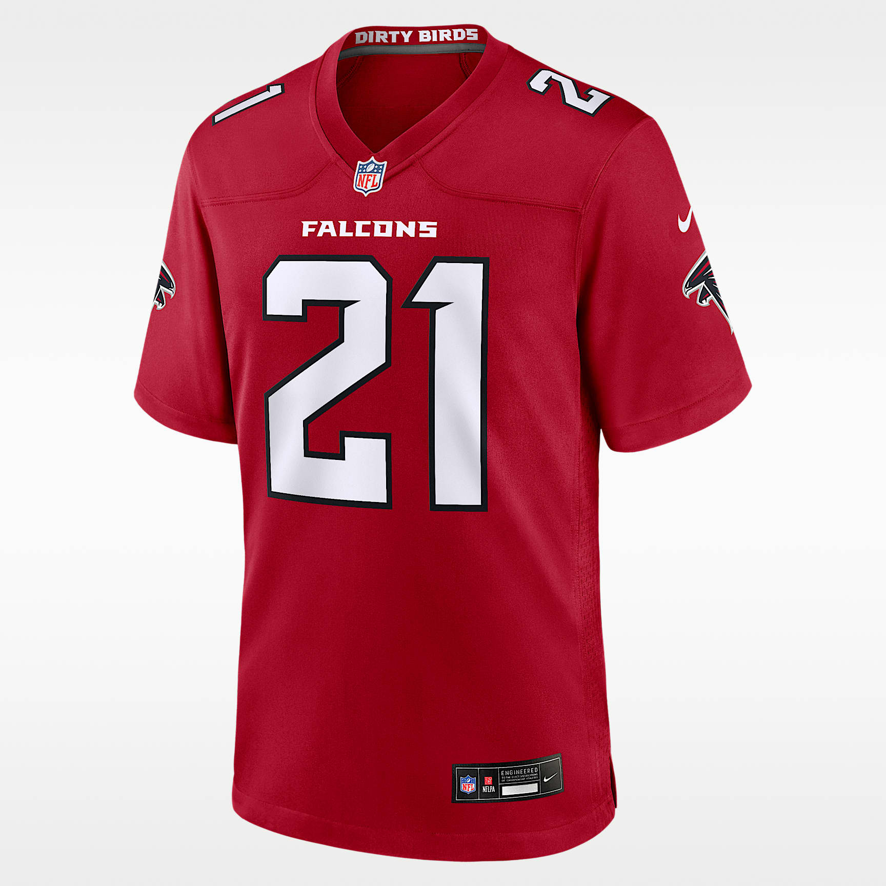 Deion Sanders Atlanta Falcons Retired Men's Nike NFL Game Jersey